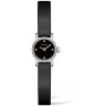 Черный кожаный ремешок Longines L682145824, теленок, 8/8 мм, без замка, для часов Longines Mini L2.303.0