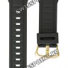 Черный полимерный ремешок Casio 10390967 для часов Casio G-9300GB-1