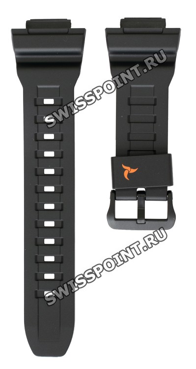 Черный полимерный ремешок Casio 10500876 для часов Casio STL-S110H-1A