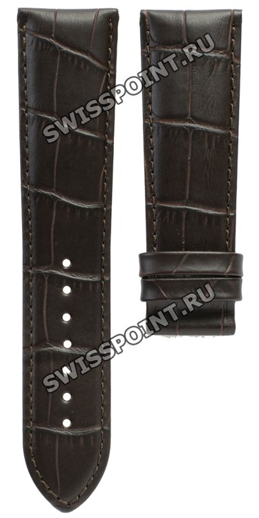 Коричневый кожаный ремешок Tissot T610034061, теленок, 23/20, без замка, для часов Tissot T-Sport PRC 200 T055.427.16.017.00, T055427