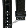 Черный кожаный ремешок Tissot T610037729, теленок, имитация крокодила, 20/18, без замка, для часов Tissot Tradition T063.610, T063610A