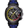 Черный силиконовый ремешок Tissot T610034986 без замка, для часов Tissot T-Race T048.417, T048.427