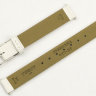 Ремешок белый, теленок, 12/12, стальная пряжка, TISSOT T600013391 LADY T5 EQUI T L830 N, L830N для часов TISSOT