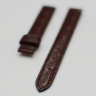 Коричневый кожаный ремешок Tissot T610014598, 12/12, без замка, для часов Tissot Le Locle L134