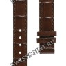 Коричневый кожаный ремешок Tissot T610014598, 12/12, без замка, для часов Tissot Le Locle L134