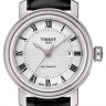 Черный кожаный ремешок Tissot T610035995, теленок, имитация крокодила, 14/14, без замка, для часов Tissot Bridgeport T097.007, T097.010