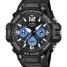 Черный полимерный ремешок Casio 10452435 для часов Casio MCW-100H-1A, MCW-110H-1A