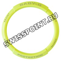 Зеленый полимерный рант корпуса Casio 10550806 для часов Casio BGS-100-9A