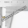 Желтый стальной винт Casio 10589955 для крепления ранта к корпусу часов Casio MTG-B1000RB-2A