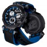 Синий каучуковый ремешок Tissot T603043996 с тканевой накладкой, черная пряжка, для часов Tissot T-Race Thomas Luthi 2019 T115.417.37.057.03