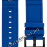 Синий каучуковый ремешок Tissot T603043996 с тканевой накладкой, черная пряжка, для часов Tissot T-Race Thomas Luthi 2019 T115.417.37.057.03