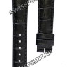 Черный кожаный ремешок Longines L682101025, теленок, 17/14, без замка, для часов Longines DolceVita Classic L4.612.2, L4.710.6, L4.712.6, L5.502.4