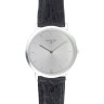 Черный кожаный ремешок Longines L682101025, теленок, 17/14, без замка, для часов Longines DolceVita Classic L4.612.2, L4.710.6, L4.712.6, L5.502.4