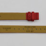 Ремешок TISSOT T610014599 красный, сатин, 12/12, без замка, для часов Tissot FLOWER POWER G346