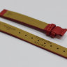 Ремешок TISSOT T610014599 красный, сатин, 12/12, без замка, для часов Tissot FLOWER POWER G346