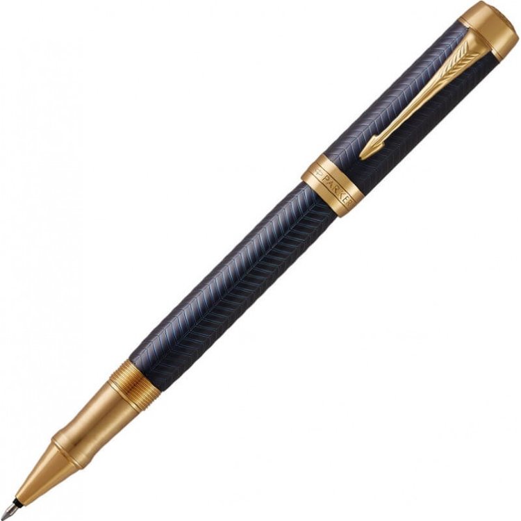 1931374 Parker ручка роллер Parker Duofold Prestige Centennial Blue Chevron GT (№ 438)