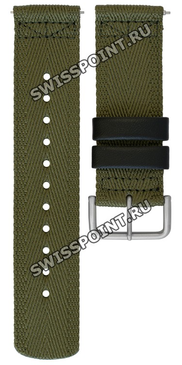 Зеленый текстильный ремешок Casio 10568024 для часов Casio PRW-6600YB-3E