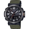 Зеленый текстильный ремешок Casio 10568024 для часов Casio PRW-6600YB-3E