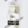Белый сатиновый ремешок Balmain B1730241, 14/12, с полукруглым вырезом, без замка, для часов Balmain Orithia 1379