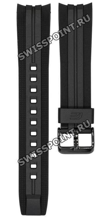 Черный полимерный ремешок Casio 10552305 для часов Casio EFR-558BP-1A