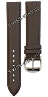 Коричневый кожаный ремешок Tissot T600027529, теленок, 19/18, стальная пряжка, для часов Tissot Classic Dream T033.410.26.011.00, T033.423