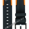 Черный каучуковый ремешок Tissot T603042127, черная пряжка, для часов Tissot T-Race Cycling T111.417