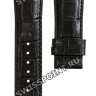 Черный кожаный ремешок Tissot T610014537, имитация крокодила, 22/18, с вырезом, без замка, для часов Tissot TXL-TXS L860/960K