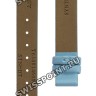 Голубой сатиновый ремешок Tissot T610014600, 12/12, без замка, для часов Tissot Flower Power G346