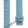 Голубой сатиновый ремешок Tissot T610014600, 12/12, без замка, для часов Tissot Flower Power G346