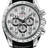 Черный кожаный ремешок Omega O98000349 из кожи аллигатора, 21/18, длина 105/100, без замка, для часов Omega 311.33.44.32.01.001, 311.33.44.51.01.001, 311.63.44.51.01.001, 321.13.44.50.01.001, 321.13.44.50.02.001 Speedmaster Moonwatch 44.25 мм