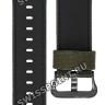 Зеленый текстильный ремешок Casio 10570833 для часов Casio GST-W130BC-1A3, GST-S130BC-1A3