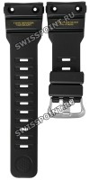 Черный полимерный ремешок Casio 10635868 для часов Casio GN-1000GB-1A