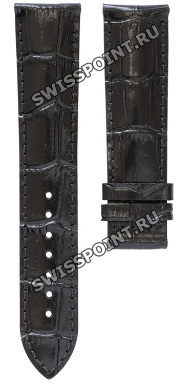 Черный кожаный ремешок Tissot T610033185, теленок, 20/18, без замка, для часов Tissot Ballade lll T108.408, T912.410, T912.428, T924.410, T920.407, T920.410, T920.417