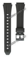 Черный полимерный ремешок Casio 10075268 для часов Casio F-201