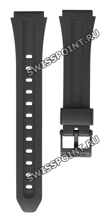 Черный полимерный ремешок Casio 10075268 для часов Casio F-201