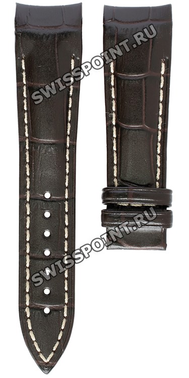 Коричневый кожаный ремешок Certina C610015419, теленок, 21/18, без замка, для часов Certina Ds Prince C008.426