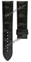 Черный кожаный ремешок Tissot T610030298, имитация крокодила, 22/20, без замка, для часов Tissot T-Lord T059.527