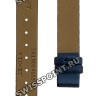 Синий сатиновый ремешок Tissot T610014603, 12/12, без замка, для часов Tissot Precious Flower G346