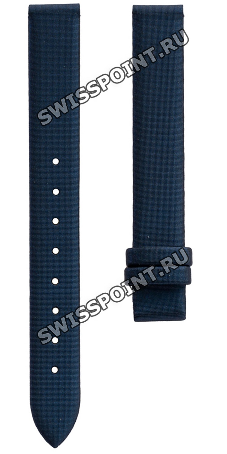 Оригинальный синий сатиновый ремешок Tissot T610014603, 12