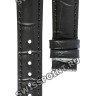 Черный кожаный ремешок Certina C610019066, 16/14, без замка, для часов Certina C033.207.16.051.00, C033.207.16.053.00, C028.310.16.056.00