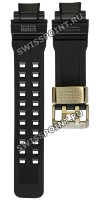 Черный полимерный ремешок Casio 10457525 для часов Casio GW-A1130-1A