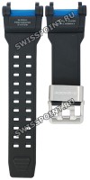 Черный полимерный ремешок Casio 10635870 для часов Casio G-Shock Gravitymaster GPW-2000-1A2