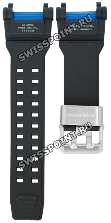Черный полимерный ремешок Casio 10635870 для часов Casio G-Shock Gravitymaster GPW-2000-1A2