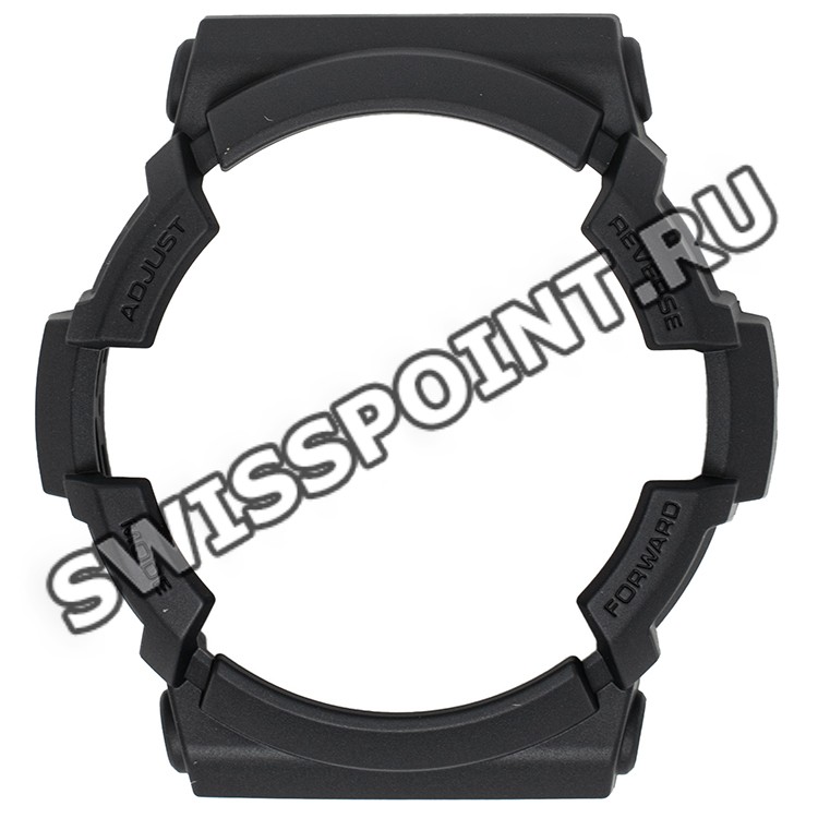 Черный рант корпуса часов Casio 10400949 для часов Casio GA-201-1A, GAS-100B-1A, GAW-100B-1A