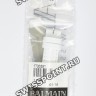 Белый кожаный ремешок Balmain B1730291, 13/12, с боковым вырезом, без замка, для часов Balmain Miss Balmain 2471, 2475