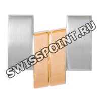 Двухцветное стальное звено Tissot T613040697, сталь / розовое золото, для часов Tissot PR 100 T101.210.22.031.01