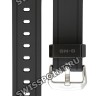 Черный полимерный ремешок Casio 10553495 для часов Casio MSG-W100G-1A