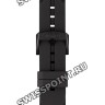 Черный каучуковый ремешок Tissot T603042129, черная пряжка, для часов Tissot T-Race Cycling T111.417