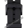 Черный каучуковый ремешок Tissot T603042129, черная пряжка, для часов Tissot T-Race Cycling T111.417
