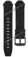 Черный каучуковый ремешок Tissot T603042129, черная пряжка, для часов Tissot T-Race Cycling T111.417
